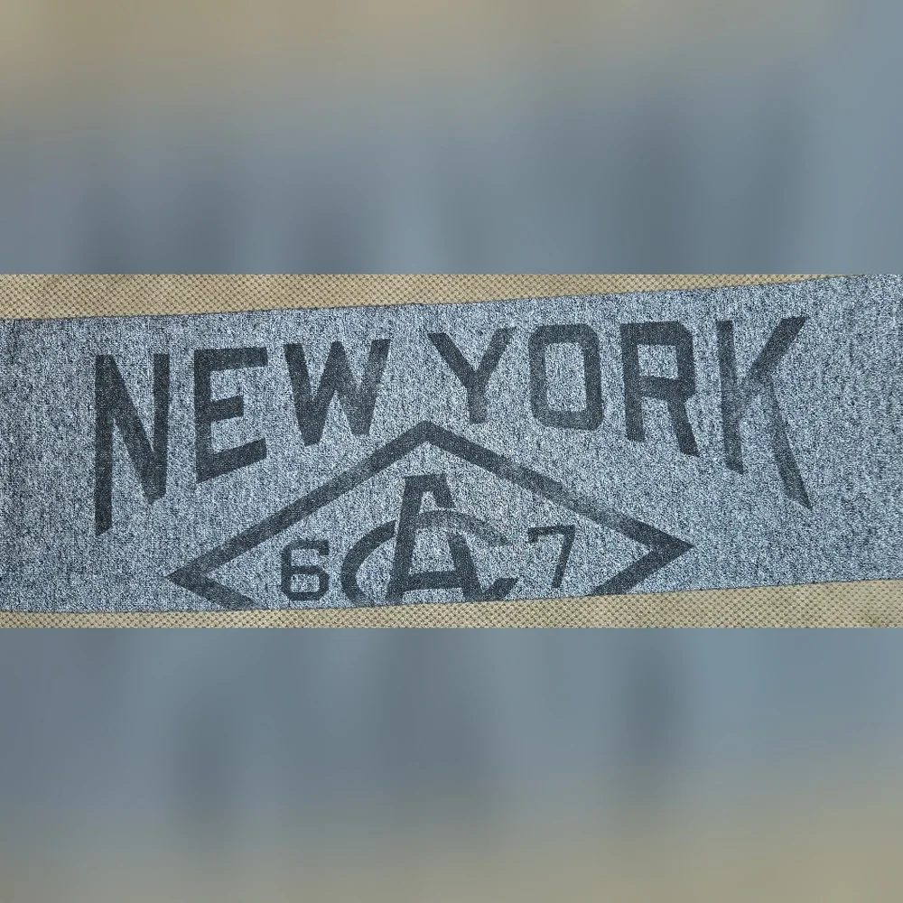 Vintage Polo by Ralph Lauren New York Gray Scarf